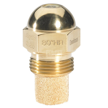 Dysza olejowa HR, 0.55 gal/h, 2.11 kg/h, 60 st., Wydrążony