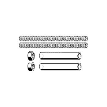 Zestaw montażowy VIEGA 831066 (akcesorium) do podwieszanej miski WC stal