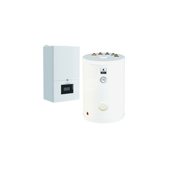 Pakiet - Kocioł gazowy jednofunkcyjny DE DIETRICH MCR4 32 kondensacyjny wiszący 3.8 - 34.9 kW + Zasobnik c.w.uSRK100MG