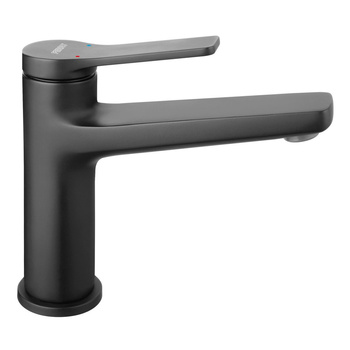 Bateria umywalkowa stojąca FERRO STRATOS BLACK, czarny