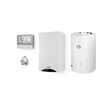 Pakiet nr 5 z kotłem i zasobnikiem SWK 120l - Kocioł gazowy jednofunkcyjny TERMET GOLD PLUS II wiszący 25 kW