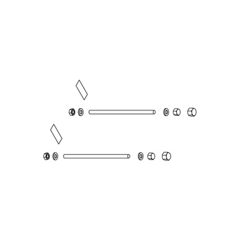 Zestaw mocujący do konsoli konw. wys. 140mm