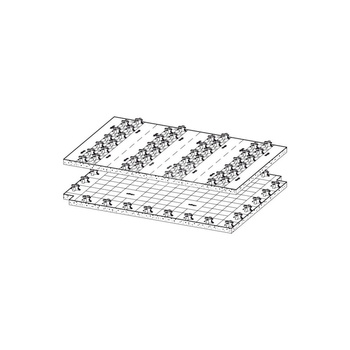 Zestaw do ogrzewania podłogowego VIEGA 12251 EPS fi12-15mm / 11x880x1348mm