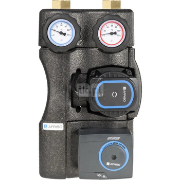 Grupa pompowa AFRISO BPG 241 GZ x nakrętka 1'' x 1'', z pompą obiegową AFRISO APH 160 15-7/130 mm, z siłownikiem arm 141