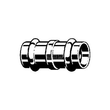 Mufa Sanpress VIEGA 2215 jednoczęściowy, brąz (stan surowy) / brąz (stan surowy), 28 mm (mz x mz), 58 mm z uszczelką