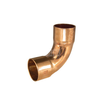 Łuk 90' UNIPAK, miedź, 18 mm (lut wewnętrzny x lut wewnętrzny)