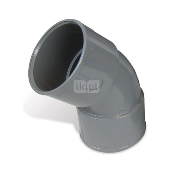 Łuk PVC 45 st. M/F i F/F fi 80mm