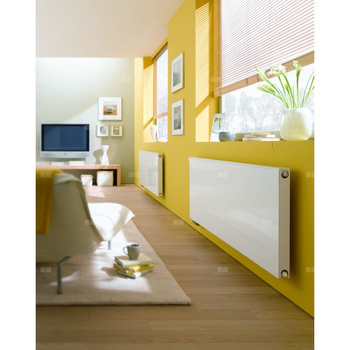 Kermi® Plan-V Typ10 wys755x63x2605mm biały,10bar,zaworowy,lewy,bez osłony