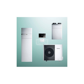 Pakiet Systemowy OZE - Pompa ciepła powietrzna powietrze-woda monoblok VAILLANT VWL 35/6A aroTHERM plus 3.6 kW 400 V + Centrala grzewcza uniTOWER VIH QW 190/6E + Moduł komunikacji internetowej VR 940f + Rekuperator recoVAIR VAR 260/4 + Regulator sensoCOMF