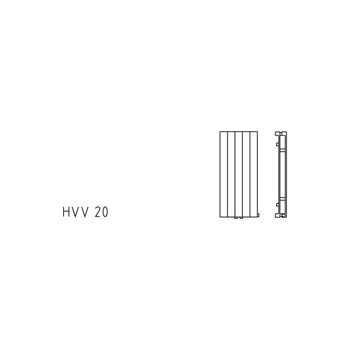 Grzejnik płytowy typ 20 KERMI V-HVV wym. 800 x 1680 mm, kolor biały, moc 2258 W
