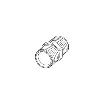SLQ Złącze naprawcze. Nypel do złączy alternatywnych do systemu SLQ, gwint zewnętrzny 3/4" Eurokonus 3/4" GZ x 3/4" GZ