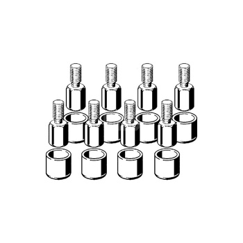 Zestaw przedłużający, stal nierdzewna / błyszczący do odpływów prysznicowych VIEGA 497170