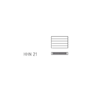 Grzejnik płytowy typ 21 KERMI HHN wym. 350 x 500 mm, kolor biały, moc 424 W