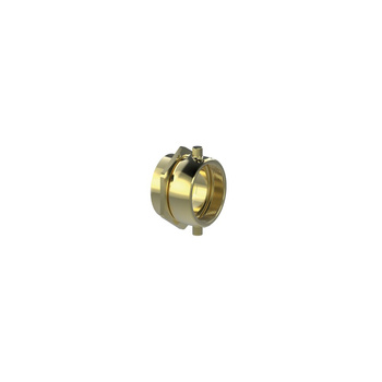P.POŻ. ADAPTER PRZEJŚCIOWY OTWARTY Z GWINTEM WEWNĘTRZNYM ZACZEP TYPU "PIN LUG", CHROM POLER. 3" NPT GW x 2 1/2'' NST GW