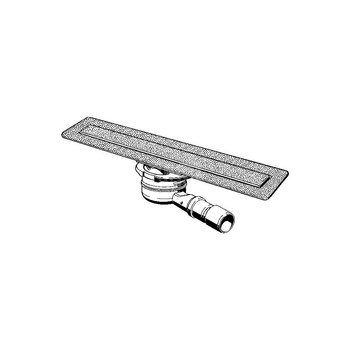 Odpływ prysznicowy prostokątny VIEGA 498276, 800 x 150 x 121 mm, dł: 720 mm, szer: 50 mm, z syfonem