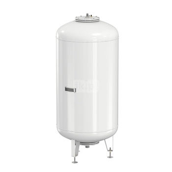 Naczynie wzbiorcze stojące FLAMCO MEIBES Airfix P, pojemność 400 l 3.5-, 10 bar / 120'C fi1 1/4'', kolor biały, do instalacji C.W.U.