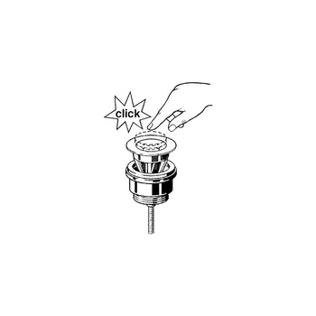Zawór uniwersalny Visign V1 mosiądz chrom., z możliwością zamknięcia, nr wzoru 5439.5 G: 1¼ fi: 63