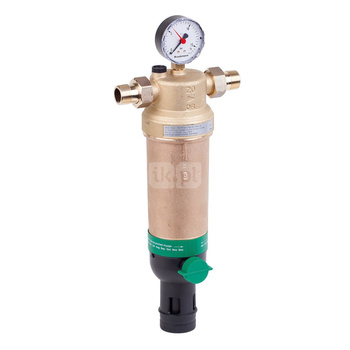 Filtr z płukaniem wstecznym do temp. 70 st.C, ze złączkami, 1 1/2", siatka 100 mikronów