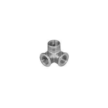 Trójnik ODLEWNIA ZAWIERCIE Za1/33/221 (narożnik) 90' żeliwo (ocynk) 1/2'' (GW gazowy walcowy x GW gazowy walcowy x GW gazowy walcowy)