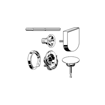 Zestaw wyposażeniowy VIEGA 61700 (akcesorium) do umywalki do bidetu tworzywo sztuczne chrom