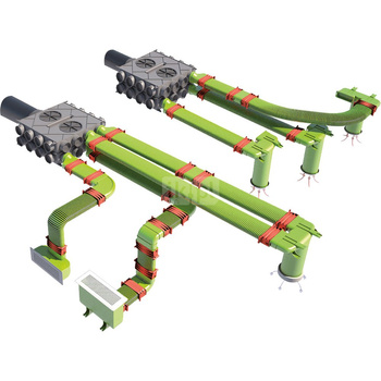 Kanał płaski z tworzywa 20 m w zwoju FK 140