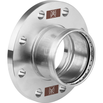 Złącze VIEGA 1759XL, stal nierdzewna / stal nierdzewna, DN 65 (zw x kołnierz)