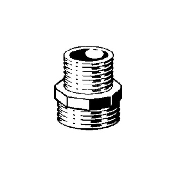 Złącze VIEGA 10215 jednoczęściowy, mosiądz (niklowanie) / mosiądz (niklowanie), 1/2'' x 3/4'' (gz x gz)