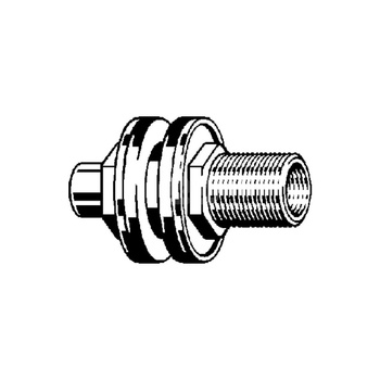 Przepust ścienny VIEGA 34272 dwuczęściowy, brąz / brąz, 15 mm, 1/2'' (lw x gw), 55 mm