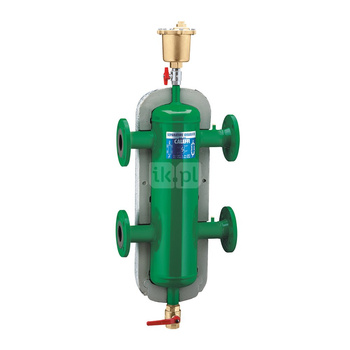 Sprzęgło hydrauliczne z wstępnie uformowaną izolacją. Przyłącza kołnierzowe DN 125
