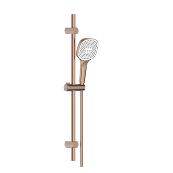 Natrysk przesuwny Malaga, kompletny, PVD brushed rose gold