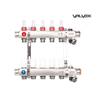Zespół rozdzielaczy K5H-12 BASE ECOLINE PLUS G1''-G3-4''