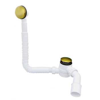 Syfon wanna/brodzik click-clack mosiądz "Złoty"