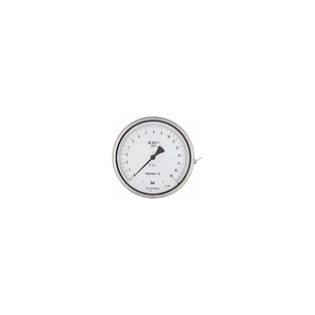 Manometr z rurką Bourdona AFRISO RF precyzyjny F 0/1 bar G1/2B radialne fi 160 mm, kl. 0.6%