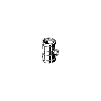 Trójnik VIEGA 24172XL Cu 108 mm x 3/4'' x 108 mm (mz x gw x mz)