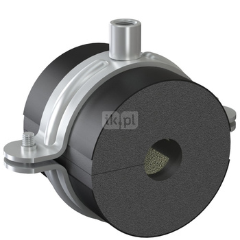 Obejma mocująca chłodu NICZUK L6 125 mm gr. izol. 41mm (ocynk galwaniczny)