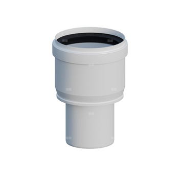 PP redukcja pionowa DN110-160mm z uszczelką [EPDM]