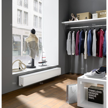 Grzejnik płytowy typ 12 KERMI X2 Profil-V, lewy, z osłonami wym. 750 x 800 mm, kolor biały, moc 1180 W