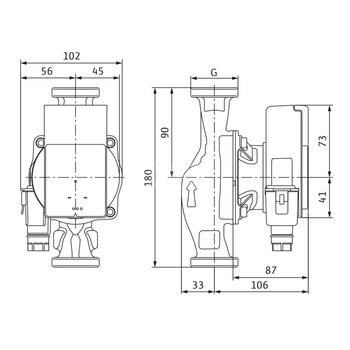 Pompa obiegowa Wilo-Atmos PICO 25/1-8