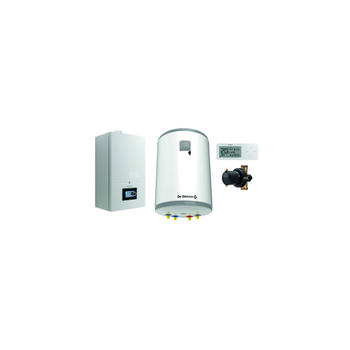 Pakiet - Kocioł gazowy jednofunkcyjny DE DIETRICH Virtuens Smart 15 kondensacyjny wiszący 2.6 - 16.3 kW + RegulatorAD248P + Zasobnik c.w.uAQUAvie100 + Filtr magnetyczny XS90 A