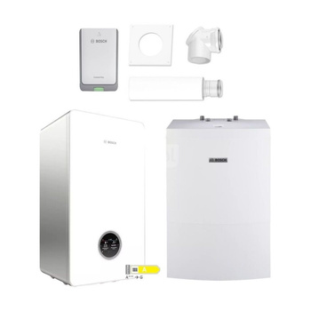 Pakiet: Gazowy kocioł kondensacyjny wiszący PAK GC7800iW20P+WD160+2581+K30RF