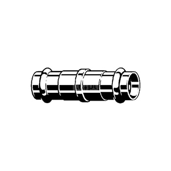 Mufa Sanpress VIEGA 22155 jednoczęściowy, brąz (stan surowy) / brąz (stan surowy), 54 mm (mz x mz), 135 mm z uszczelką