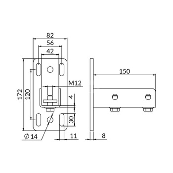 Stopa STS profilu KE XPCSTSKE4