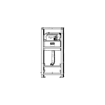 Prevista Dry-stelaż WC do WC stojącego lub dla dzieci 1120 mm/820 mm stal, PE, nr wzoru 8522.33 H zab.: 1120 B: 500