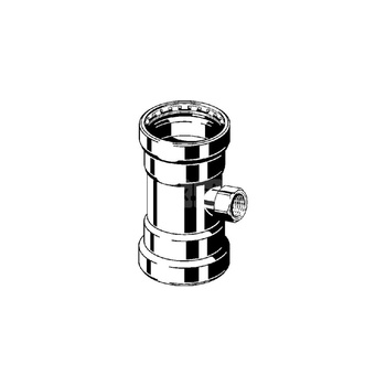 Trójnik VIEGA 42172XL stal (ocynk galwaniczny/elektrolityczny) 2 1/2'' x 3/4'' x 2 1/2'' (mz x gw x mz)