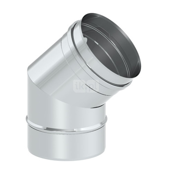 Kolano 45st. fi100mm z uszczelką