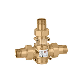 Termostatyczny zawór zabezpieczajacy dla kotłów na paliwo stałe DN32 1"1/4M 45 st.