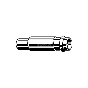 Mufa Sanpress VIEGA 22154 jednoczęściowy, brąz (stan surowy) / brąz (stan surowy), 22 mm (kw x mz), 115 mm z uszczelką