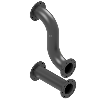 Komplet łączników DN150 do połączenia sprzęgła CPN 300 – DN 150 z rozdzielaczami DN150, bez izolacji