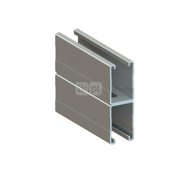 Szyna montażowa podwójna NICZUK OGSDMH, gr. 2.5 mm, dł. 3000 mm, stal nierdzewna (ocynk ogniowy)