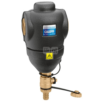 Separator CALEFFI DIRTMAG®, 10 bar / 110'C, 2'', z wkładem magnesowym, kolor: mosiądz